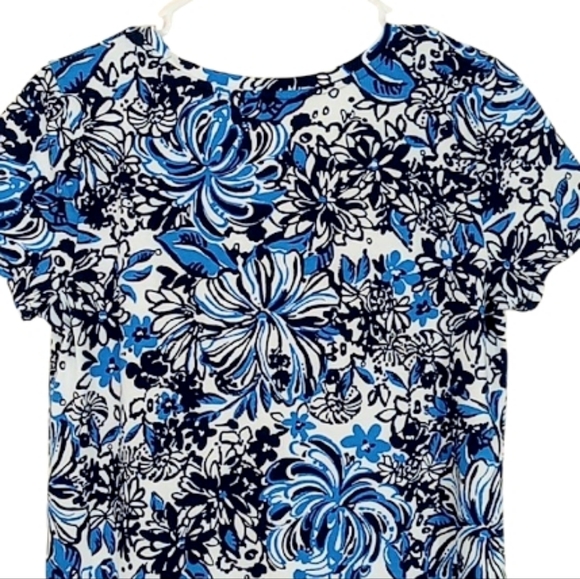 Lilly Pulitzer Etta Maxi Dress in Low Tide Navy Pandarama Sz Medium NWOT - Picture 10 of 13